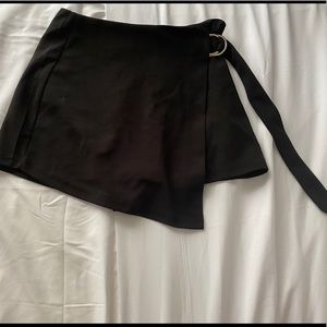 Black mini skort SHEIN